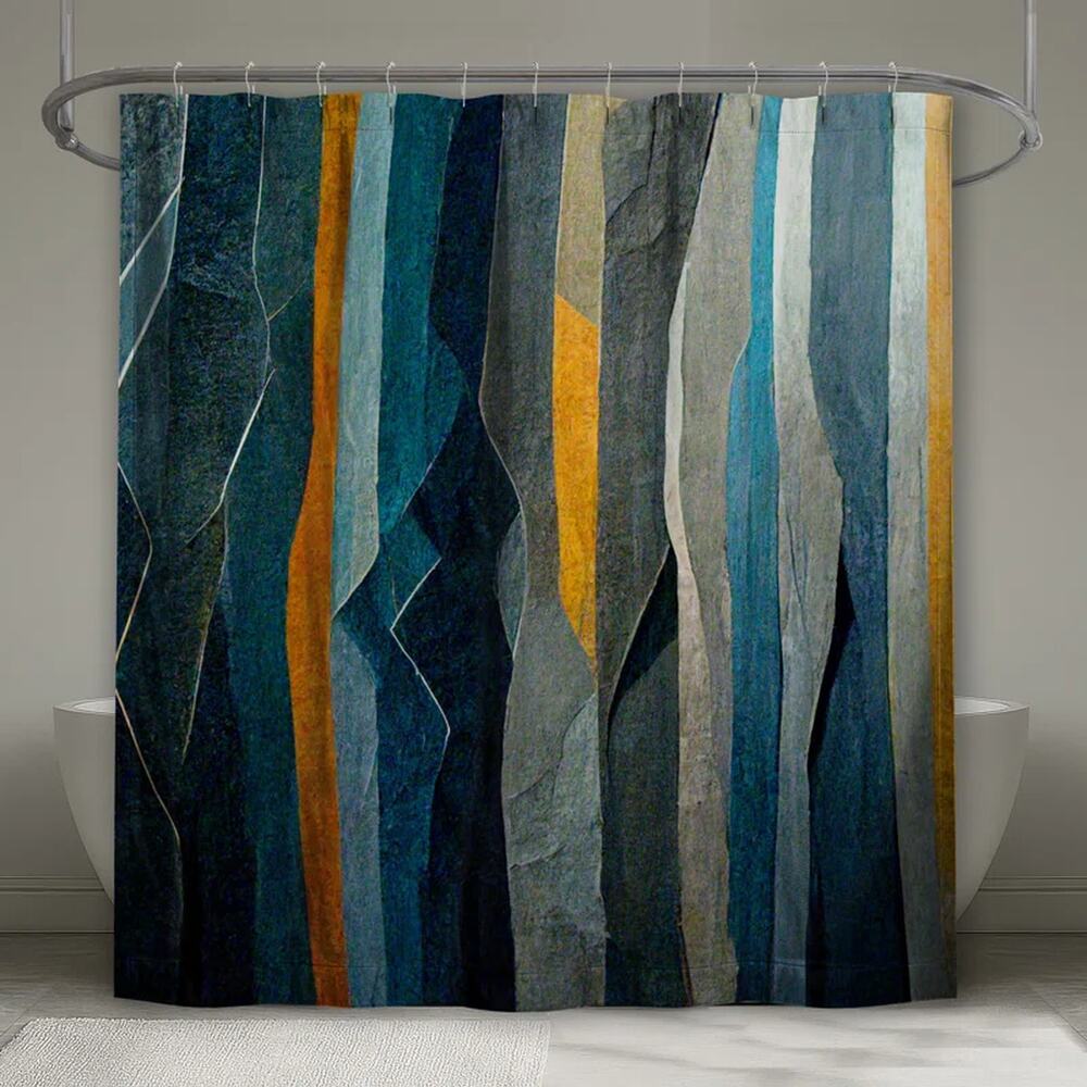 Abstract Shower Curtain